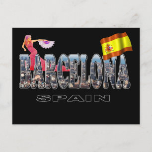 Barcelona Spanje Briefkaart