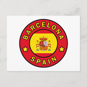 Barcelona Spanje Briefkaart
