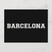 Barcelona Spanje Briefkaart (Voorkant)