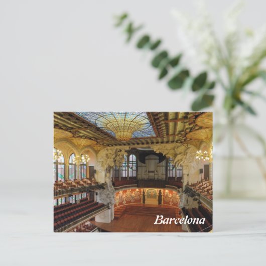 Barcelona, Spanje Briefkaart (Staand voorkant)