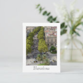 Barcelona Spanje Briefkaart (Staand voorkant)