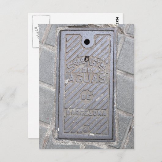 Barcelona, Spanje Briefkaart Hoesje Nut (Voorkant / Achterkant)