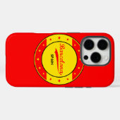 Barcelona, Spanje, cirkel met vlag Case-Mate iPhone Case (Achterkant (horizontaal))