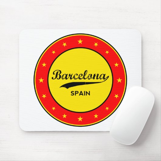 Barcelona, Spanje, cirkel Muismat (Met muis)