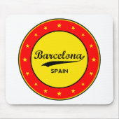 Barcelona, Spanje, cirkel Muismat (Voorkant)