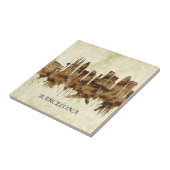 Barcelona Spanje Cityscape Tegeltje (Zijkant)