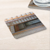 Barcelona, Spanje Colorful Stairway Onderzetter (Schuin)