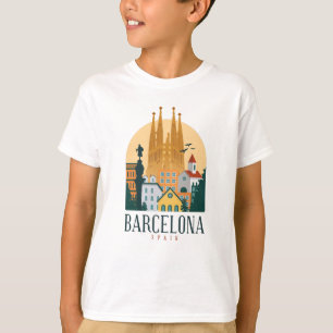 Barcelona Spanje Cute spaanse reiscadeau City Love T-shirt