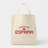 Barcelona Spanje (España), met ernstige problemen Tote Bag (Voorkant)
