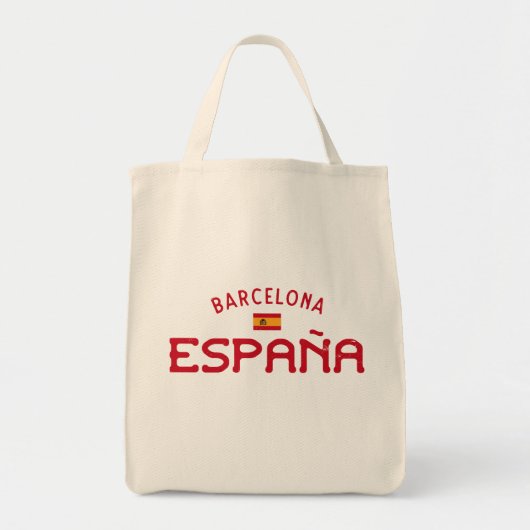 Barcelona Spanje (España), met ernstige problemen Tote Bag (Voorkant)