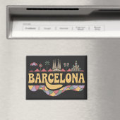 Barcelona Spanje Europa Magneet (Insitu (Vaatwasser))