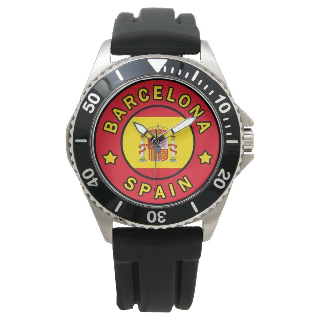 Barcelona Spanje Horloge (Voorkant)