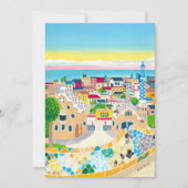 Barcelona Spanje Kaart (Voorkant)