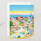 Barcelona Spanje Kaart (Voorkant / Achterkant)