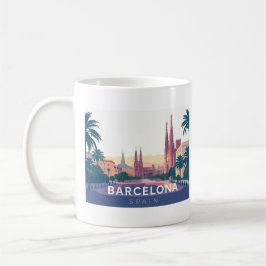 Barcelona Spanje Kathedraal van Barcelona Reizen Koffiemok