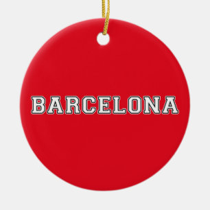 Barcelona Spanje Keramisch Ornament
