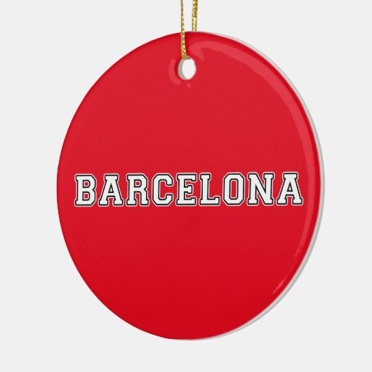 Barcelona Spanje Keramisch Ornament (Links)
