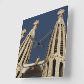 Barcelona Spanje Kerk Square Wall klok (Hoek)
