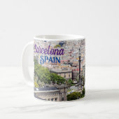 Barcelona Spanje koffiemok (Voorkant links)