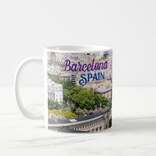Barcelona Spanje koffiemok (Links)
