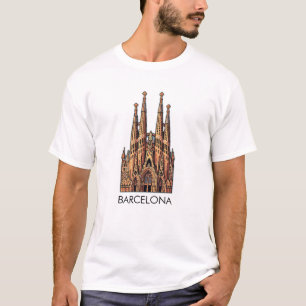 Barcelona Spanje La Sagrada Familia T-shirt