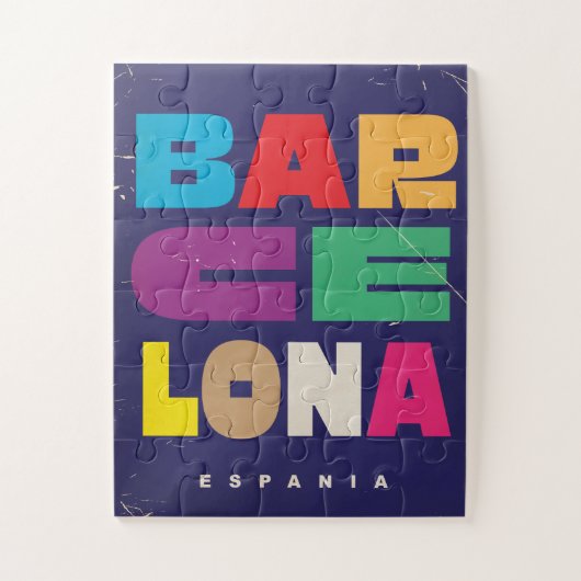 Barcelona Spanje Legpuzzel (Verticaal)