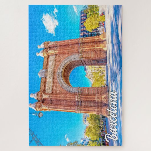 Barcelona, Spanje Legpuzzel (Verticaal)