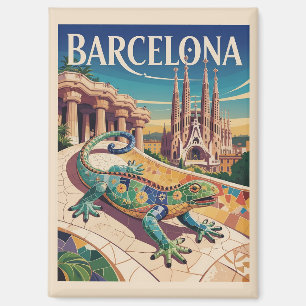 Barcelona Spanje Magneet