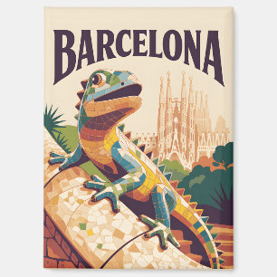 Barcelona Spanje Magneet