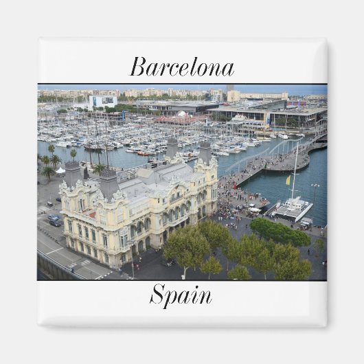 Barcelona, Spanje Magnet (Voorkant)
