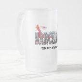 Barcelona Spanje Matglas Bierpul (Voorkant links)