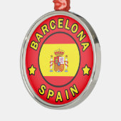 Barcelona Spanje Metalen Ornament (Links)