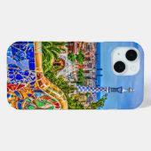 Barcelona Spanje Mozaïek Bench Park Guell Modern Case-Mate iPhone Case (Achterkant (horizontaal))