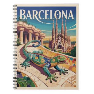 Barcelona Spanje Notitieboek