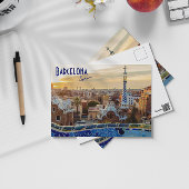 Barcelona, Spanje - Park Guell Briefkaart
