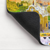 Barcelona, Spanje - Park Guell Gaudi Mozaïek Muismat (Hoek)