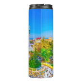 Barcelona, Spanje - Park Guell Gaudi Mozaïek Thermosbeker (Achterkant)