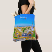 Barcelona, Spanje - Park Guell Gaudi Mozaïek Tote Bag (Dichtbij)