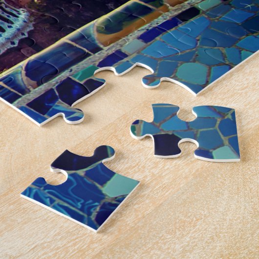 Barcelona, Spanje - Park Guell Legpuzzel (Zijkant)