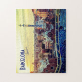 Barcelona, Spanje - Park Guell Legpuzzel (Verticaal)