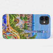 Barcelona Spanje Park Guell Mozaïek Bench Fine Art Case-Mate iPhone Case (Achterkant (horizontaal))