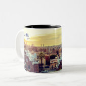 Barcelona, Spanje - Park Guell Tweekleurige Koffiemok (Voorkant links)