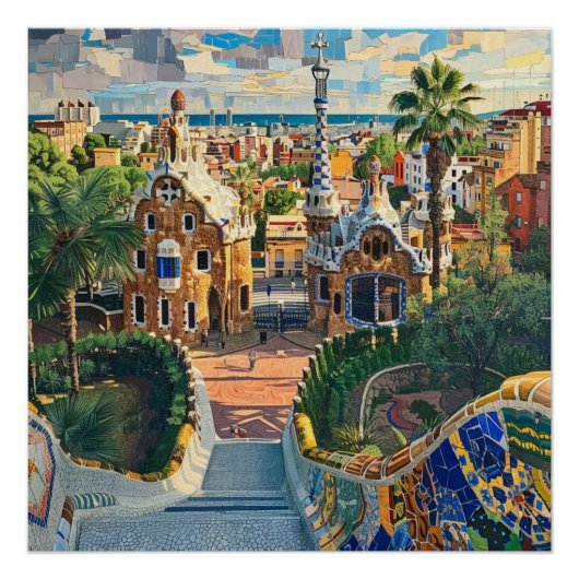 Barcelona, Spanje Perfect Poster (Voorkant)