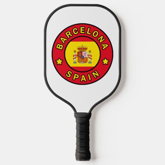 Barcelona Spanje Pickleball Paddle (Voorkant)