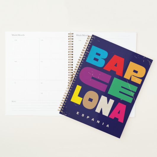 Barcelona Spanje Planner (Display)