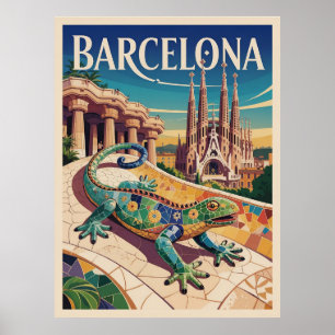 Barcelona Spanje Poster