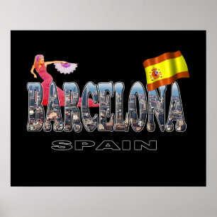 Barcelona Spanje Poster