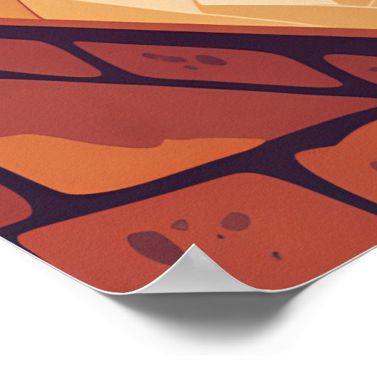 Barcelona Spanje Poster (Hoek)