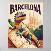Barcelona Spanje Poster (Voorkant)