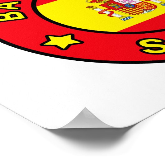 Barcelona Spanje Poster (Hoek)